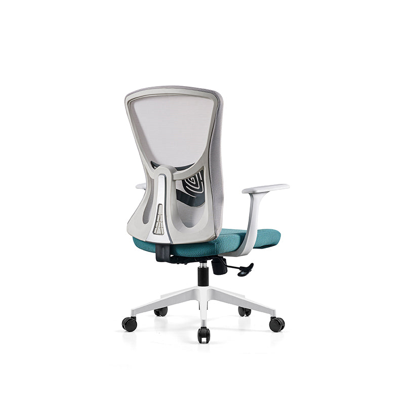Modern Minimalist Mid-Back Mesh Office Chair - Ergonomic Lumbar Support Breathable Backrest Desk Chair For Home Office Lumendat