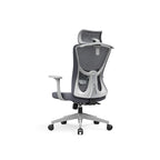 Modern Minimalist High-Back Mesh Staff Office Chair - Adjustable Headrest With Hanger Silent Casters Desk Chair For Home Office Lumendat