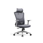 Modern Minimalist High-Back Mesh Staff Office Chair - Adjustable Headrest With Hanger Silent Casters Desk Chair For Home Office Lumendat