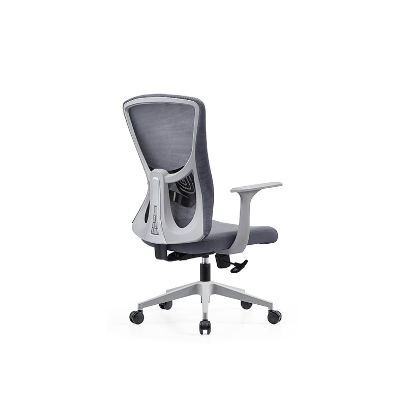 Minimalist Reinforced Mesh Desk Chair - Durable PP Base & Breathable Backrest Cost-Effective Seating Office Chair For Home Office Lumendat