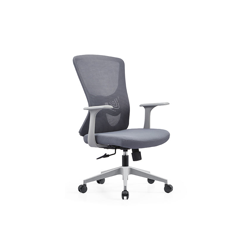 Minimalist Reinforced Mesh Desk Chair - Durable PP Base & Breathable Backrest Cost-Effective Seating Office Chair For Home Office Lumendat