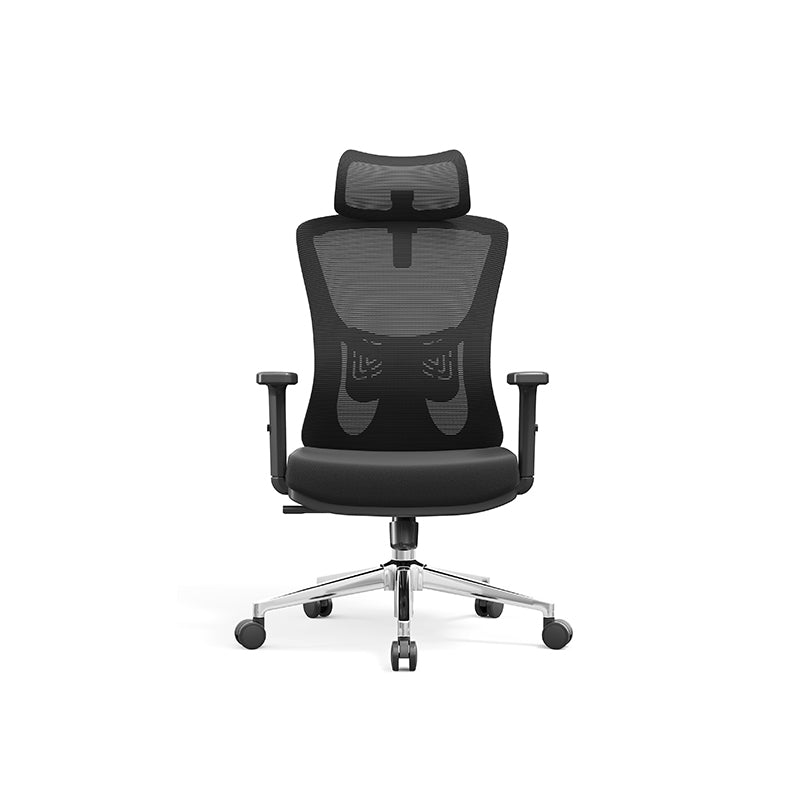 Modern Minimalist High-Back Mesh Executive Chair - High-Load Electroplated Base & Silent Casters Ergonomic Office Chair For Home Office Lumendat