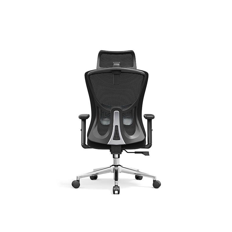 Modern Minimalist High-Back Mesh Executive Chair - High-Load Electroplated Base & Silent Casters Ergonomic Office Chair For Home Office Lumendat
