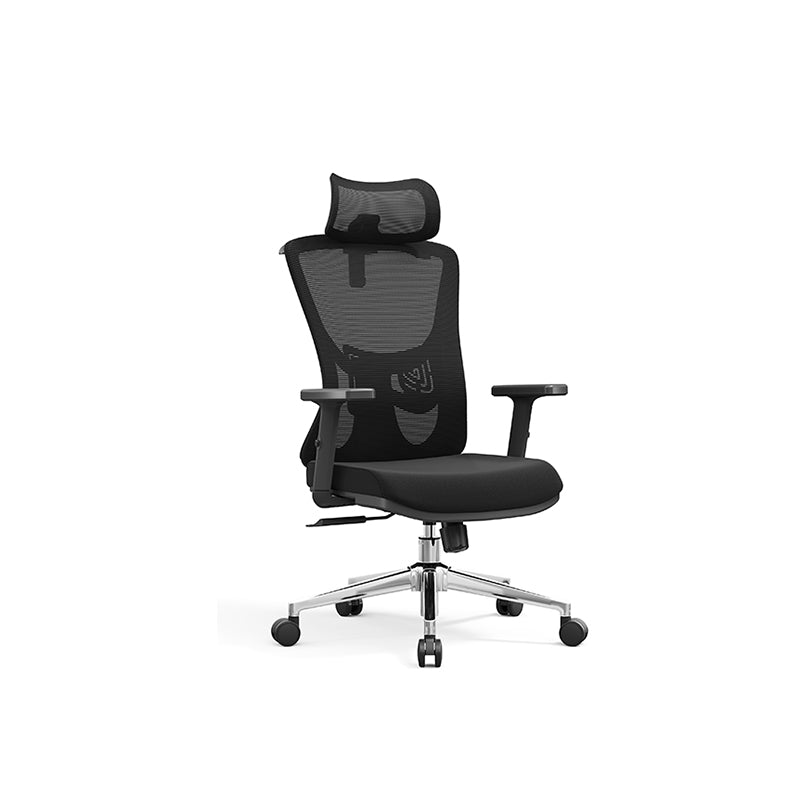 Modern Minimalist High-Back Mesh Executive Chair - High-Load Electroplated Base & Silent Casters Ergonomic Office Chair For Home Office Lumendat