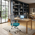 Sleek Minimalist Mesh High-Back Manager Chair - 2D Adjustable TPU Armrests Ergonomic Office Chair For Home Office Lumendat