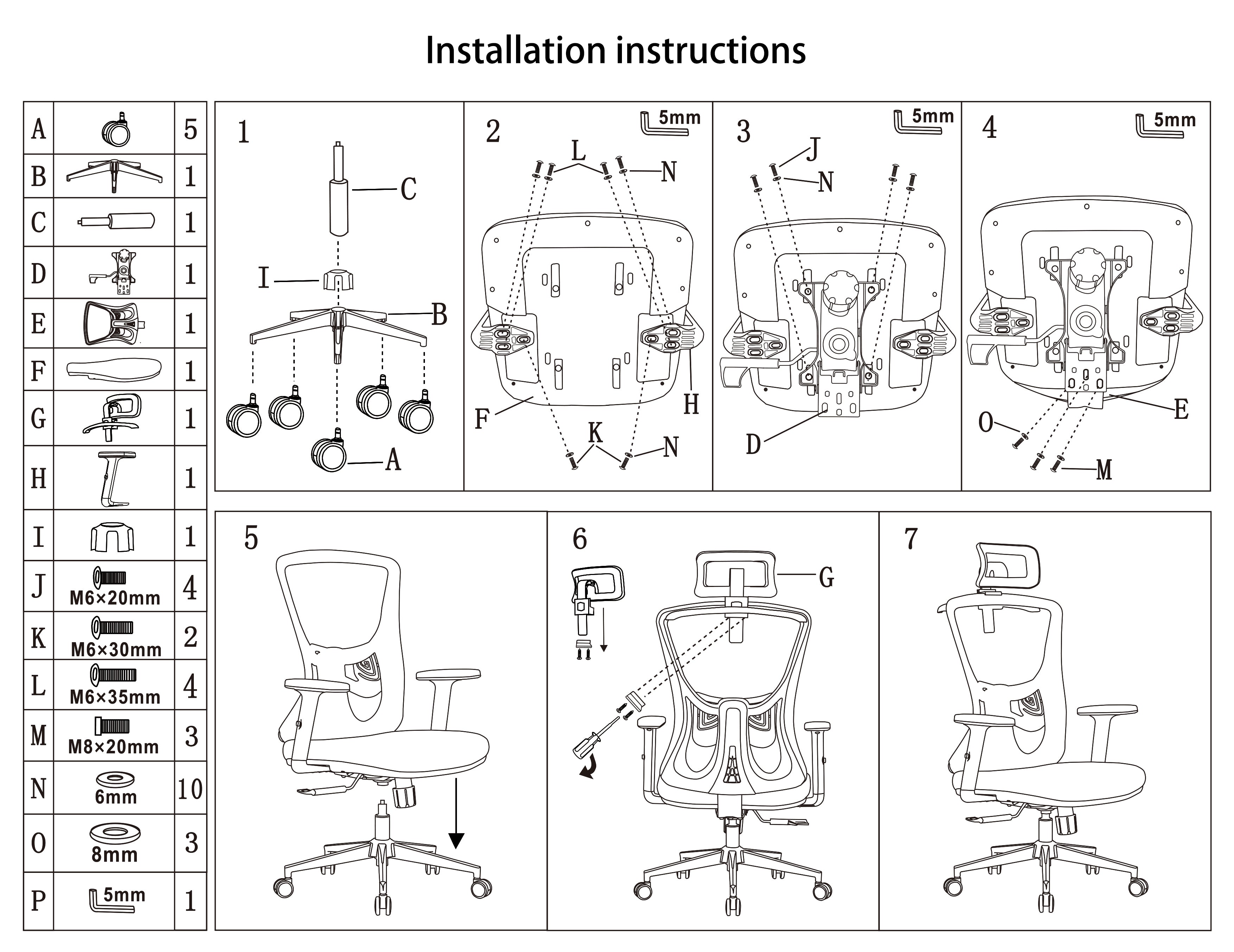 Sleek Minimalist Mesh High-Back Manager Chair - 2D Adjustable TPU Armrests Ergonomic Office Chair For Home Office Lumendat
