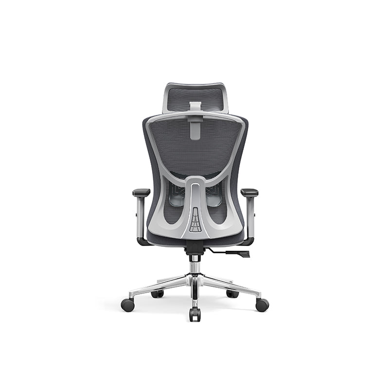 Modern Stylish High-Back Manager Office Chair - Soft Fixed Lumbar Support Electroplated Base Ergonomic Executive Chair For Home Office Lumendat