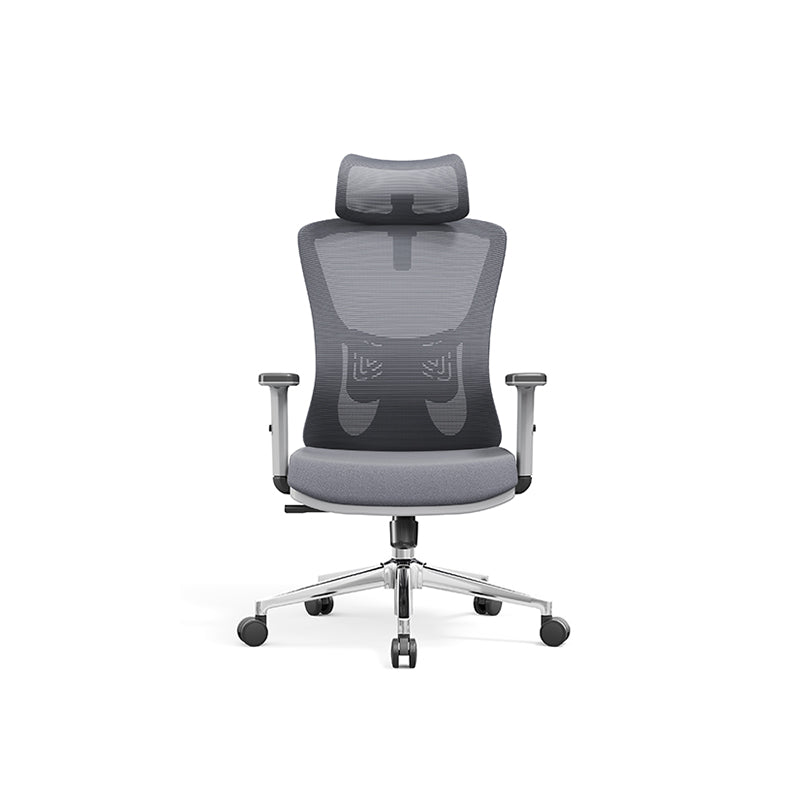 Modern Stylish High-Back Manager Office Chair - Soft Fixed Lumbar Support Electroplated Base Ergonomic Executive Chair For Home Office Lumendat