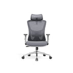 Modern Stylish High-Back Manager Office Chair - Soft Fixed Lumbar Support Electroplated Base Ergonomic Executive Chair For Home Office Lumendat