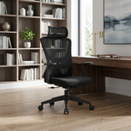 Versatile Minimalist Design High-Back Mesh Staff Chair - Soft Contoured Lumbar Support Office Chair For Home Office Lumendat
