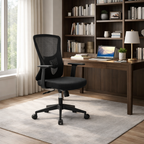 Modern Minimalist Mid-Back Mesh Office Staff Chair - Breathable Mesh Backrest Ergonomic Lumbar Support Desk Chair For Home Office Lumendat