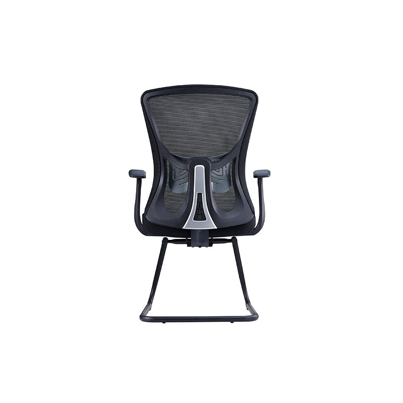 Versatile Business-Ready Design Mesh Cantilever Office Chair - Minimalist High-Strength Breathable Mesh Backrest Desk Chair For Home Office Lumendat