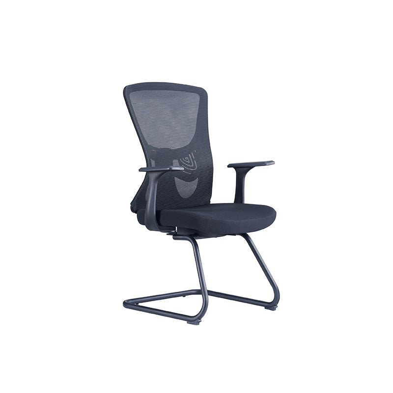 Versatile Business-Ready Design Mesh Cantilever Office Chair - Minimalist High-Strength Breathable Mesh Backrest Desk Chair For Home Office Lumendat