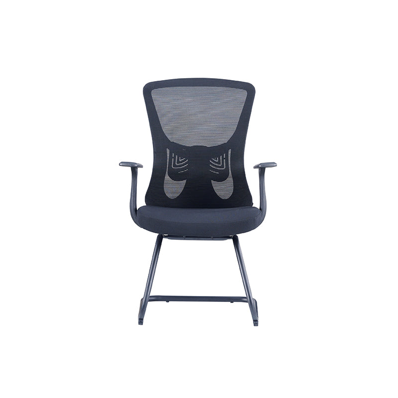 Versatile Business-Ready Design Mesh Cantilever Office Chair - Minimalist High-Strength Breathable Mesh Backrest Desk Chair For Home Office Lumendat