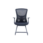 Versatile Business-Ready Design Mesh Cantilever Office Chair - Minimalist High-Strength Breathable Mesh Backrest Desk Chair For Home Office Lumendat