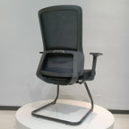 Modern Minimalist Breathable Mesh Office Chair With Lumbar Support - High Density Foam Seat Steel Desk Chair For Home Office Lumendat