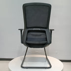 Modern Minimalist Breathable Mesh Office Chair With Lumbar Support - High Density Foam Seat Steel Desk Chair For Home Office Lumendat