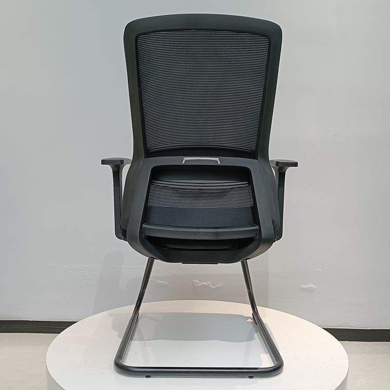 Modern Minimalist Breathable Mesh Office Chair With Lumbar Support - High Density Foam Seat Steel Desk Chair For Home Office Lumendat