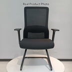 Modern Minimalist Breathable Mesh Office Chair With Lumbar Support - High Density Foam Seat Steel Desk Chair For Home Office Lumendat