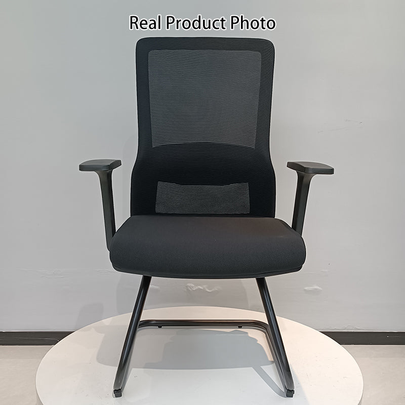 Modern Minimalist Breathable Mesh Office Chair With Lumbar Support - High Density Foam Seat Steel Desk Chair For Home Office Lumendat