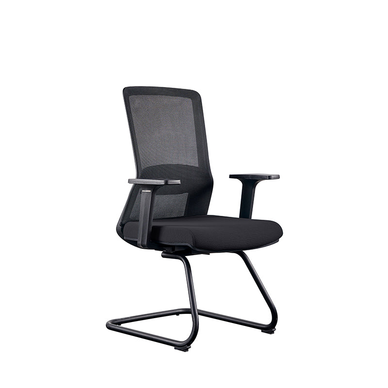 Modern Minimalist Breathable Mesh Office Chair With Lumbar Support - High Density Foam Seat Steel Desk Chair For Home Office Lumendat