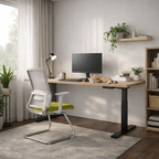 Modern Minimalist Aesthetic Mesh Reception Desk Chair With Lumbar Support - Electroplated Steel Frame Office Chair For Home Office Lumendat