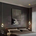 Modern Stone Shape 1-light Crystal LED Pendant Light Lumendat