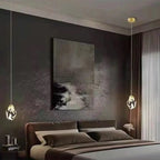 Modern Stone Shape 1-light Crystal LED Pendant Light Lumendat
