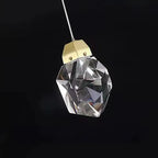 Modern Stone Shape 1-light Crystal LED Pendant Light Lumendat