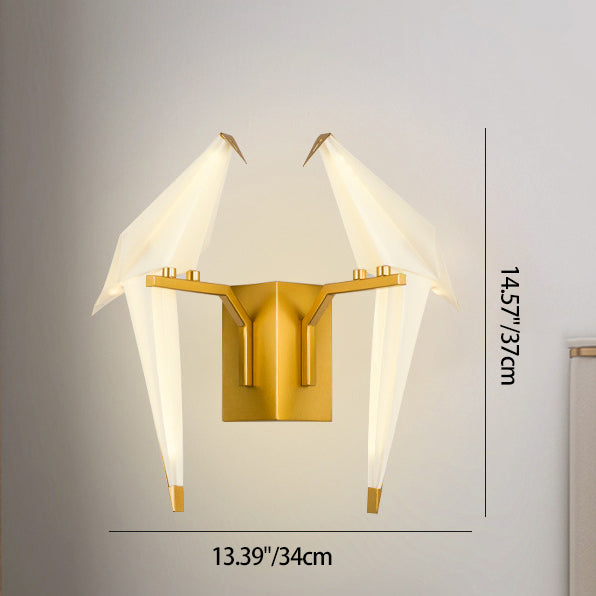 Modern Creative Thousand Paper Cranes LED Wall Sconce Lamp Lumendat
