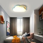 Lumendat Modern Rainbow Clouds LED Kids Flush Mount Ceiling Light Lumendat