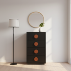 French Style Storage Chest - Formaldehyde-Free Material & Comfortable Handles Storage Cabinet 3/4-Drawer For Living Room & Bedroom Lumendat