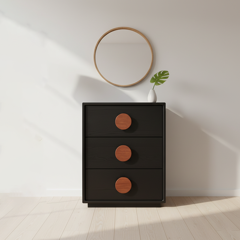 French Style Storage Chest - Formaldehyde-Free Material & Comfortable Handles Storage Cabinet 3/4-Drawer For Living Room & Bedroom Lumendat