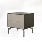 Modern Luxury Octopus Legs Bedside Cabinet - Solid Multilayer Wood 2 Drawers Nightstand For Bedroom Lumendat