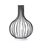 Retro Wrought Iron Wine Bottle Night Light Table Lamp Lumendat