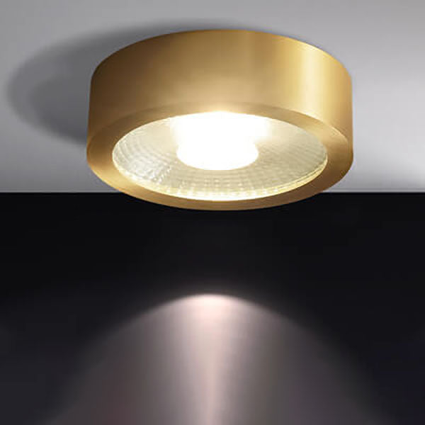 Nordic Light Luxury All Copper Ultra-thin LED Flush Mount Light BulbSquare