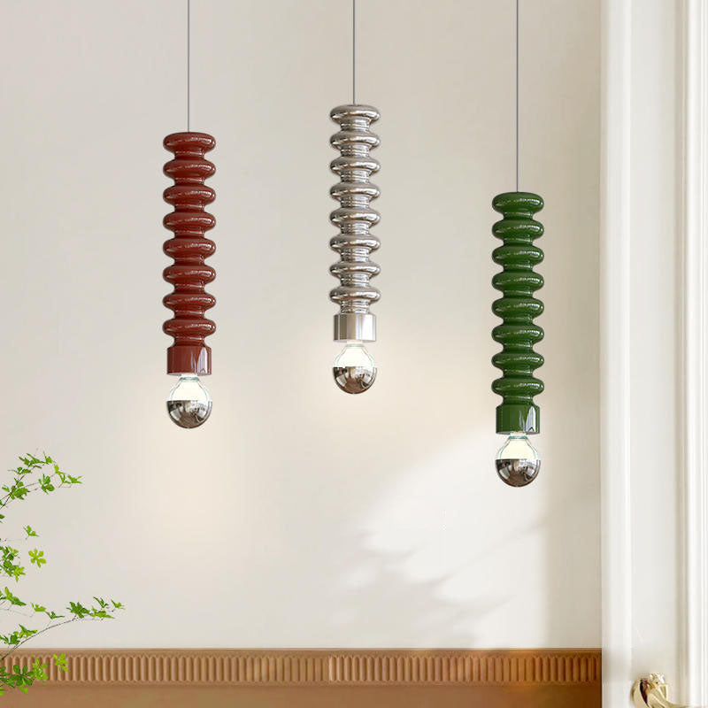 Modern Iron Gourd Shape 1-light Pendant Light