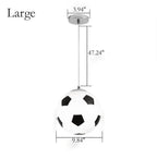 Modern Minimalist Creative Football 1-light Pendant Light BulbSquare