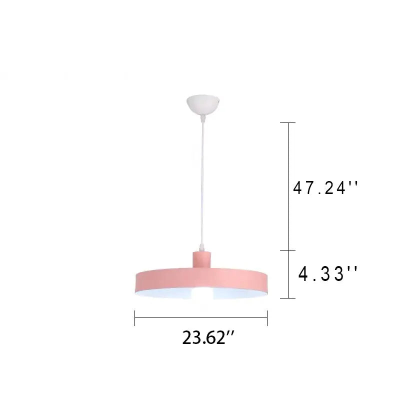 Modern Nordic Macaron Color 1-light Pendant Light BulbSquare