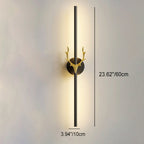 Modern Light Luxury Aluminum Long Strip Antler Shape LED Wall Sconce Lamp
