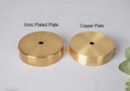 Japanese Vintage Brass Glass Cylinder 1-Light Wall Sconce Lamp Lumendat