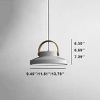 Nordic Macaron Ring Dome 1-light LED Pendant Light BulbSquare
