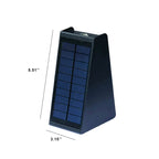 Simple Solar Trapezoid Outdoor Waterproof Up and Down Lights LED Wall Sconce Lamp Lumendat