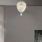 Modern Art Deco Hot Air Balloon Shaped Iron Crystal 1/3/6 Light Chandelier for Living Room Lumendat