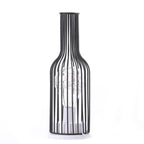 Retro Wrought Iron Wine Bottle Night Light Table Lamp Lumendat
