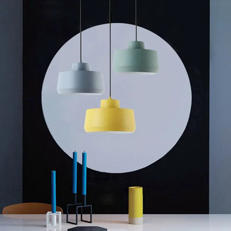 Macaron Candy Jar 1-light Aluminum Pendant Light Lumendat