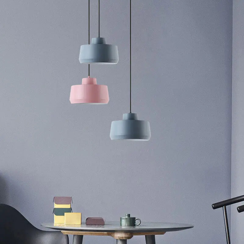 Macaron Candy Jar 1-light Aluminum Pendant Light Lumendat