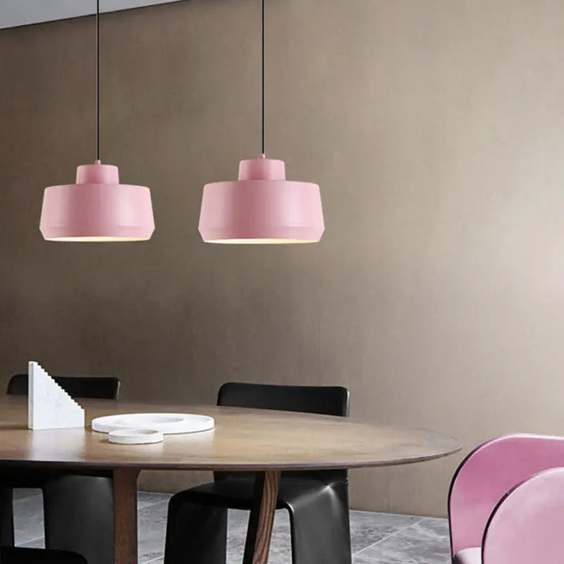 Macaron Candy Jar 1-light Aluminum Pendant Light Lumendat