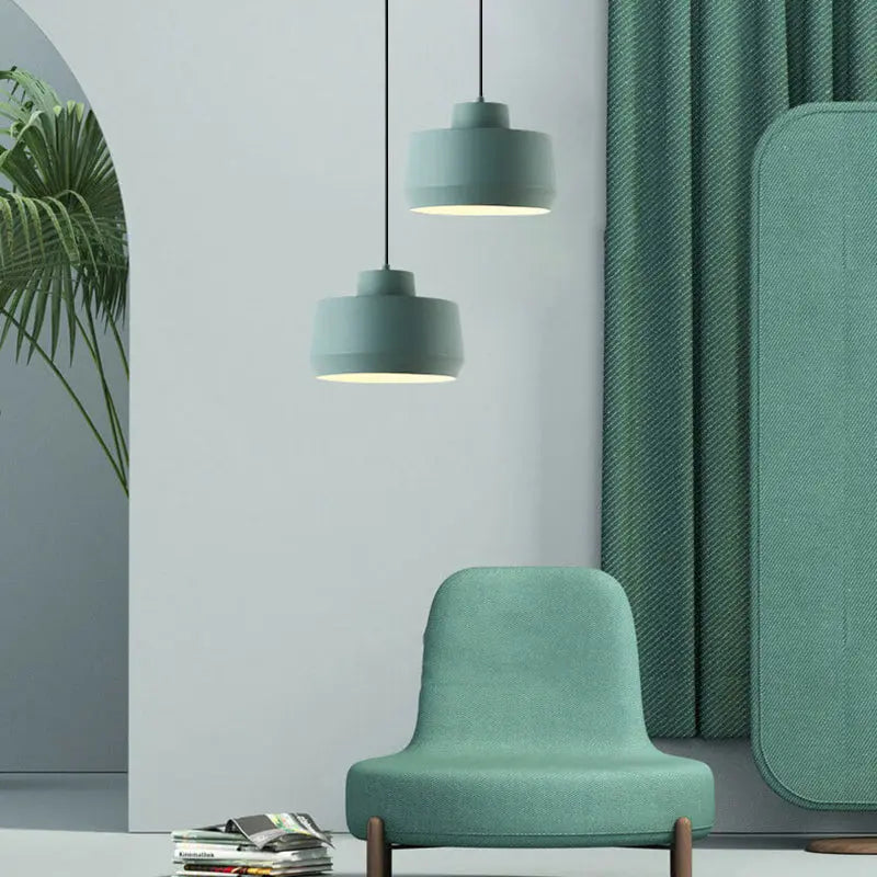 Macaron Candy Jar 1-light Aluminum Pendant Light Lumendat