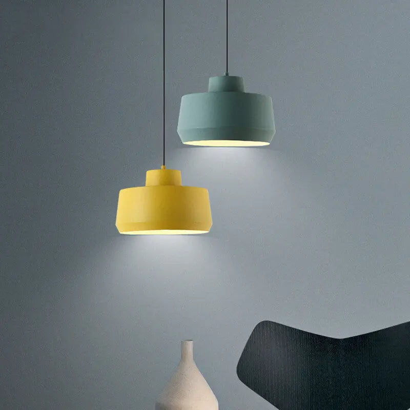 Macaron Candy Jar 1-light Aluminum Pendant Light Lumendat